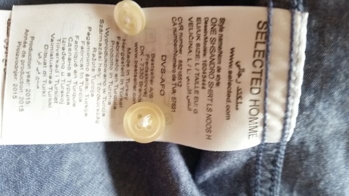 Selected Homme Slim Fit Men's Shirt - Size L