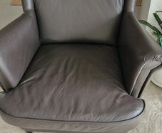 Ikea Leather Armchair