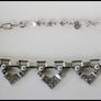 Stella and Dot Vintage Cut Crystal  50 Stone Statement Piece Necklace/Pendant/Choker with Extender Image 4