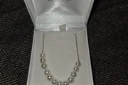 925 Sterling Silver and Pearl Necklace