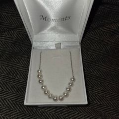 925 Sterling Silver and Pearl Necklace
