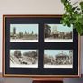 Pair of Framed Original Vintage London Postcards Image 3