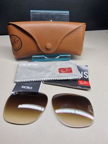 Original Ray Ban Sunglass Lenses with Case  New Condition