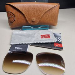 Original Ray Ban Sunglass Lenses with Case  New Condition