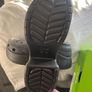 3 pair of black crocs size 8 Image 3