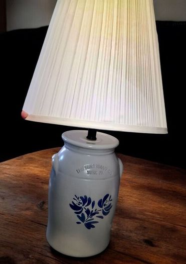 Rare large Pfalzgraff lamp