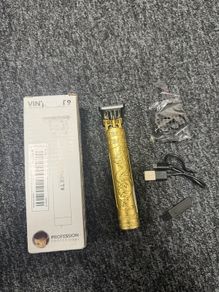 Pro Gold Dragon T-Blade Trimmer 8pc Grooming Kit