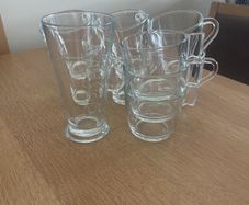 Selection of Glass Coffee Cups