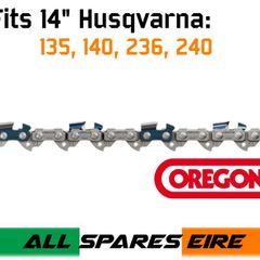 Husqvarna 135 140 236 240 14" Oregon Chainsaw Chain Fits 91vxl-52e