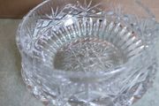 Lovely Crystal Bow No Stamp In Good Condition.