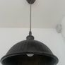 Pair of Copper Industrial Pendant Ceiling Lights Aged Patina Image 5