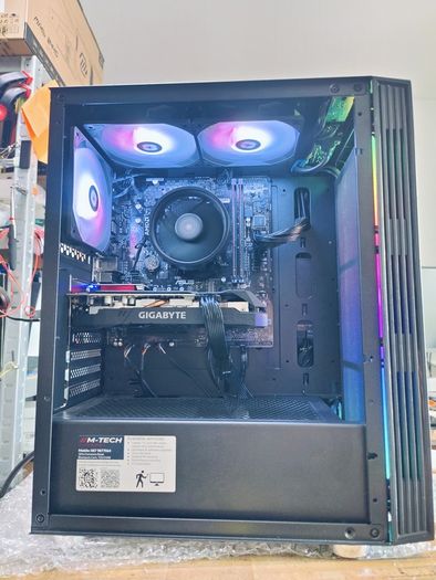 Custom Built Gaming PC Ryzen 5/16GB/SSD+HDD/GeForce GTX/WiFi/W11