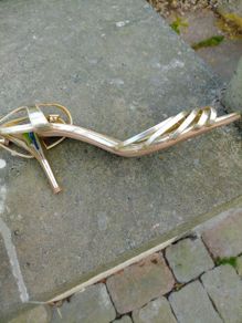 gold wedding shoes