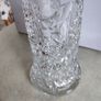 Antique American Brilliant heavy Crystal 1900 s Tall Sawtooth Pitcher, Brilliant Cut Glass Hobstar 9" Water Pitcher and  weighs about 7 lb. 3.1 kg.approx. Image 7