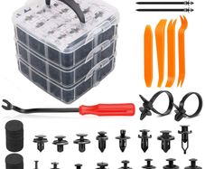 Car Plastic Retainer Clips Automobile Fender Push Pin Rivet Door Trim Panel Retainer Automobile Bumper Mixed Size Fasteners Tool