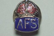 AUXILARY FIRE SERVICE (WW2 Home Front) - an AFS volunteer's lapel badge - unofficial issue (c.1940). RARE!