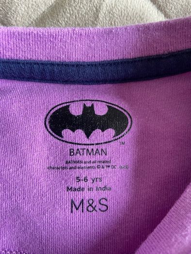 M&S Batman boys pj size 5-6