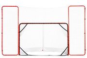 Hockey Goal with Backstop and Targets Street Outdoor Steel Hockey Net 182.9 cm