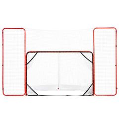 Hockey Goal with Backstop and Targets Street Outdoor Steel Hockey Net 182.9 cm