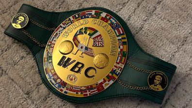 Stunning WBC BOXING full sized third generation championship belt