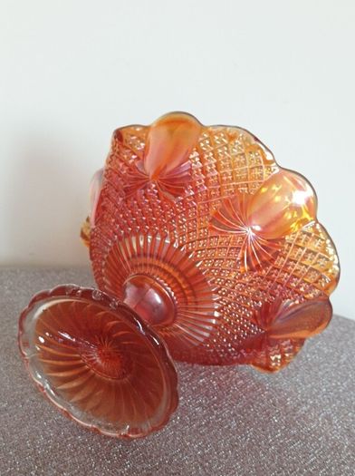 Vintage Carnival glass . Price from 25 euro.