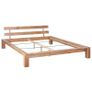 Bed Frame Solid Oak Wood 160x200 cm Image 2