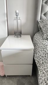 IKEA Malm 2 Drawer Locker - White