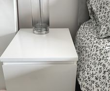 IKEA Malm 2 Drawer Locker - White