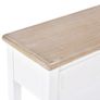 Console Table, 3-tier Hallway Table with Drawer and 2 Open Shelves, Retro Entry Table for Shoe Storage, White Image 8