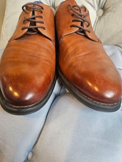 Ted Baker Mens Brown Leather Dress Shoes