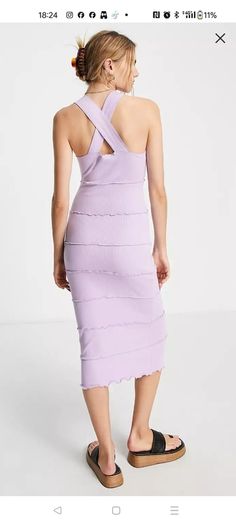 River island lilac cotton dress