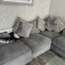 corner sofa and pouffe Image 3