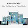 White 1m Zinc Alloy Data Sync / Lightning USB Cable for iPhone 7 6 6s Plus 5 Image 3