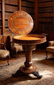 Irish Killarney ware centre table