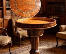 Irish Killarney ware centre table
