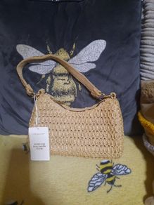 New wicker handbag