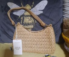 New wicker handbag