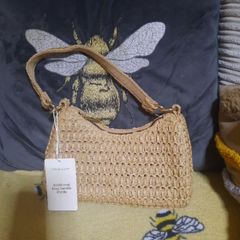 New wicker handbag