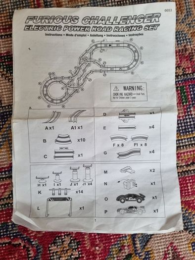 Car racing set - BROKEN