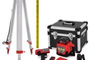 360 Rotary Laser Level Auto Self-Leveling 5 Degrees W/ Tripod Staff Nivel Laser Construction Tool for Outdoor Industry