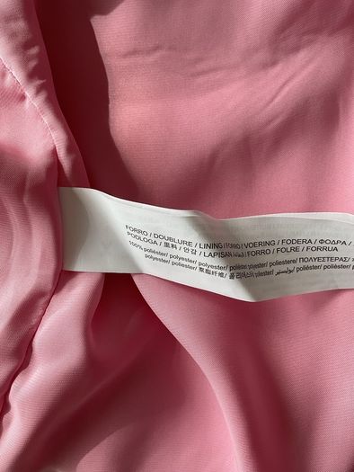 blazer Bnwt Bershka size large pink single breasted jacket