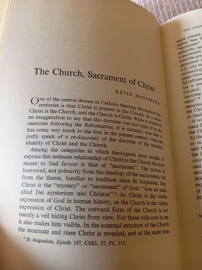 1964 1st Ed Sacraments. Papers of the Maynooth Union Summer School 1963.