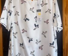 Bnwt size 14 penneys ivory top