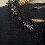 Navy long jacket Image 3