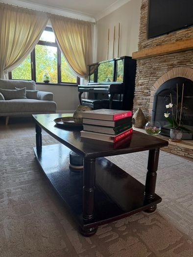 Vintage wood coffee table