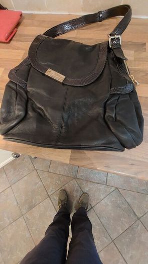 JIMMY Choo leather handbag