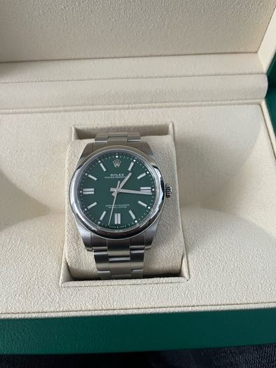 Rolex OP green 41m MINT condition