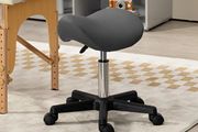 Adjustable Rolling Saddle Stool