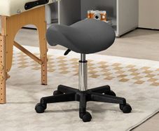 Adjustable Rolling Saddle Stool