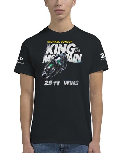 Michael Dunlop King Of The Mountain 29TT Wins Heavyweight Unisex Crewneck T-shirt